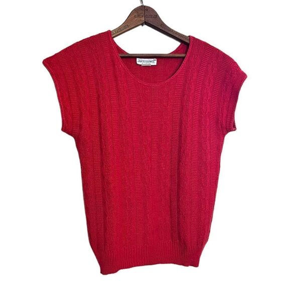 Jason Maxwell Vintage Scoop Neck Sleeveless Sweater - Picture 1 of 6